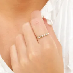 Brillantring in 14 Karat Gold 0,247 ct