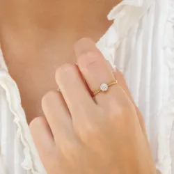 Solitärring aus 9 Karat Gold - Gold Collection