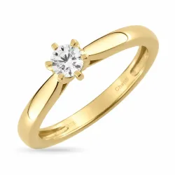 Solitärring aus 9 Karat Gold - Gold Collection