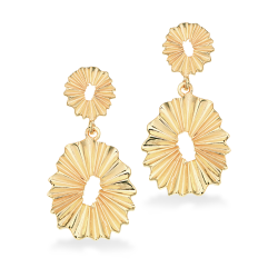 Scrouples Ohrringe in vergoldetem Sterlingsilber