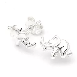 Scrouples Elefant Ohrringe in Silber