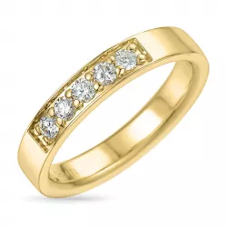 Diamant Ring in 14 Karat Gold 0,25 ct