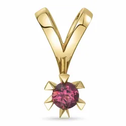Elegant pink Anhänger in 14 karat Gold 0,28 ct
