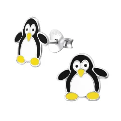 Pinguin Ohrringe in Silber - Little Ones