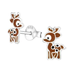 Damhirsch Ohrringe in Silber - Little Ones