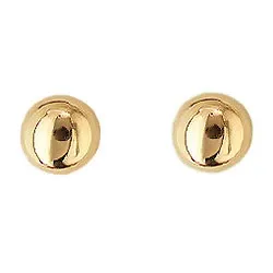 6 mm Aagaard Kugel Ohrstecker in 14 Karat Gold