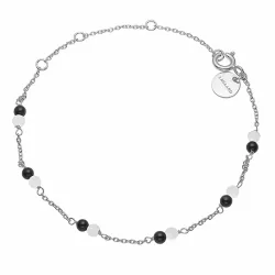 Aagaard Armband in Silber schwarz Onyx grünem Amazonit