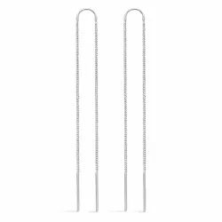 Støvring Design lange Ohrringe in Silber