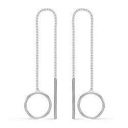 Støvring Design lange Ohrringe in Silber