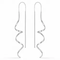 Støvring Design lange Ohrringe in Silber