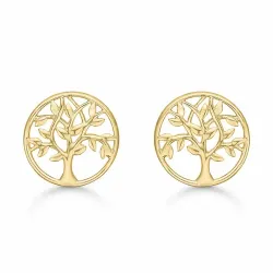 6,5 mm Støvring Design Lebensbaum Ohrringe in 14 Karat Gold