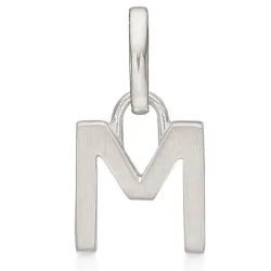 Støvring Design buchstab m Anhänger in rhodiniertem Silber