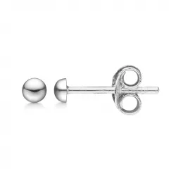 3 mm Støvring Design Kugel Ohrringe in Silber
