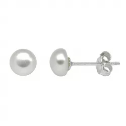 6 mm Støvring Design Perle Ohrringe in Silber