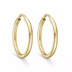 15 mm Støvring Design Kreole in 14 Karat Gold