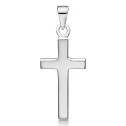 10 x 17,5 mm Støvring Design Kreuz Anhänger in Silber