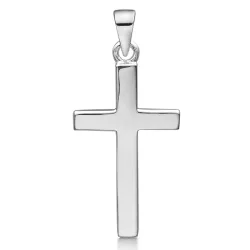13 x 20 mm Støvring Design Kreuz Anhänger in Silber