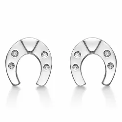 Støvring Design Hufeisen Ohrringe in Silber