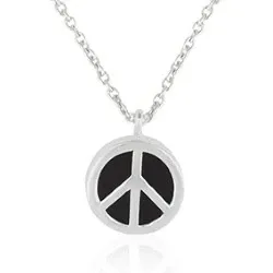 peace Halskette aus Silber und Anhänger aus Silber