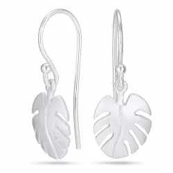 Blatt Ohrringe in Silber