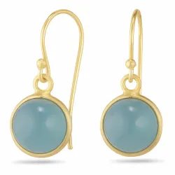 Kugel Ohrringe in vergoldetem Sterlingsilber - Loom Stones