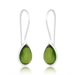 Peridot Ohrringe in Silber - Loom Stones
