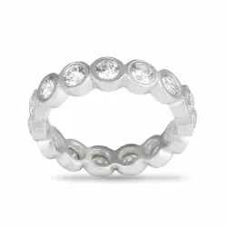 matter Zirkon Ring aus Silber - Bubbly Sparkle