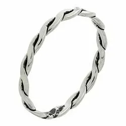 Geflochtenes Ring aus Silber