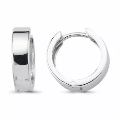 13 mm Kreole in rhodiniertem Silber