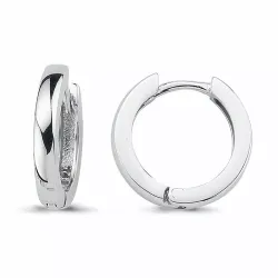 13 mm Kreole in rhodiniertem Silber