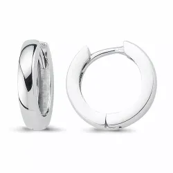 16,5 mm Kreolenohrringe in rhodiniertem Silber