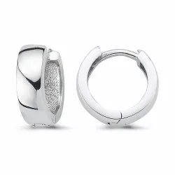 13 mm Kreole in rhodiniertem Silber