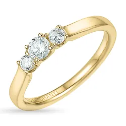Zirkon Ring aus 9 Karat Gold