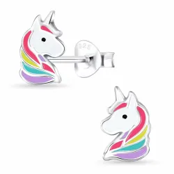 Einhorn Kinderohrringe in Silber - Little Ones