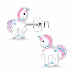 Einhorn Kinderohrringe in Silber - Little Ones