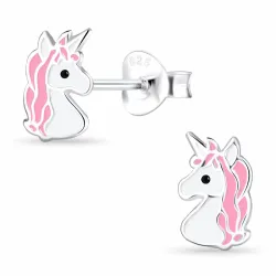 Einhorn Kinderohrringe in Silber - Little Ones