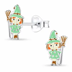 Hexen Kinderohrringe in Silber - Little Ones