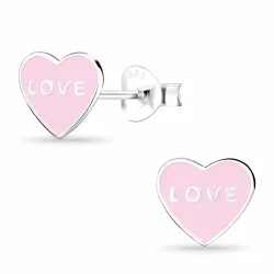 Herzen Kinderohrringe in Silber - Little Ones