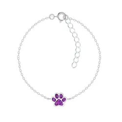 Pfote Kinderarmband aus Silber - Little Ones