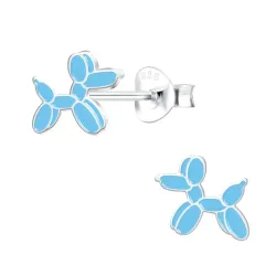 Hunde Kinderohrringe in Silber - Little Ones