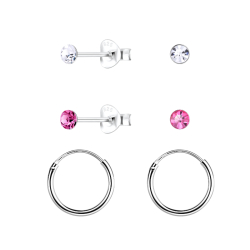 Zirkon Kreole in Silber - Little Ones