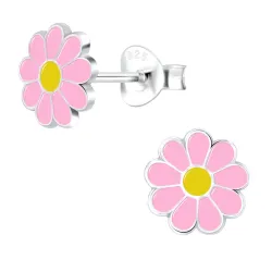 Blumen Ohrstecker in Silber - Little Ones