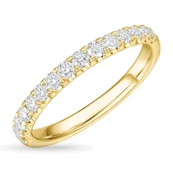 Zirkon Goldring aus 9 Karat Gold