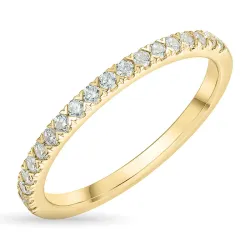 Zirkon Goldring aus 9 Karat Gold