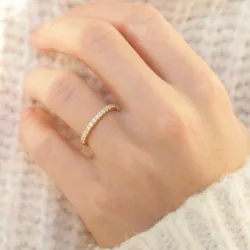 Zirkon Ring aus 9 Karat Gold