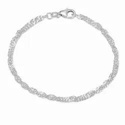 BNH Singapore Armband aus Silber 17 cm x 2,9 mm