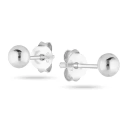 4 mm ohrstecker in silber