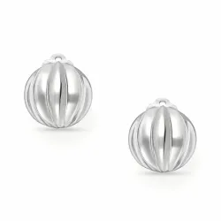 runden Ohrclips in Silber