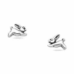 Kaninchen Ohrstecker in Silber - Little Ones