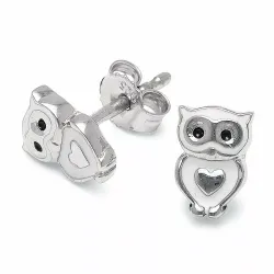 Eule Ohrstecker in Silber - Little Ones